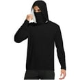 thumbnail image 2 of JXMVOJ Men's & Women's Summer UPF50+ Lightweight Breathable Sun Protection Hooded Blouse for Hiking Camping Fishing, Elastic Fabric Foldable Design, 2 of 7