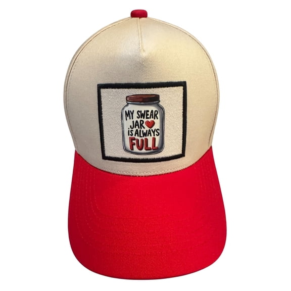 Popfizzy Swear Jar Funny Hats for Men and Women, Fun Hats with Funny Sayings, Birthday Gifts for Adults, Jersey Shore Hat
