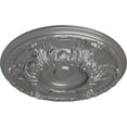 thumbnail image 3 of Ekena Millwork 19"OD x 1 1/2"P Granada Ceiling Medallion (Fits Canopies up to 7 1/8"), Hand-Painted Silver, 3 of 7