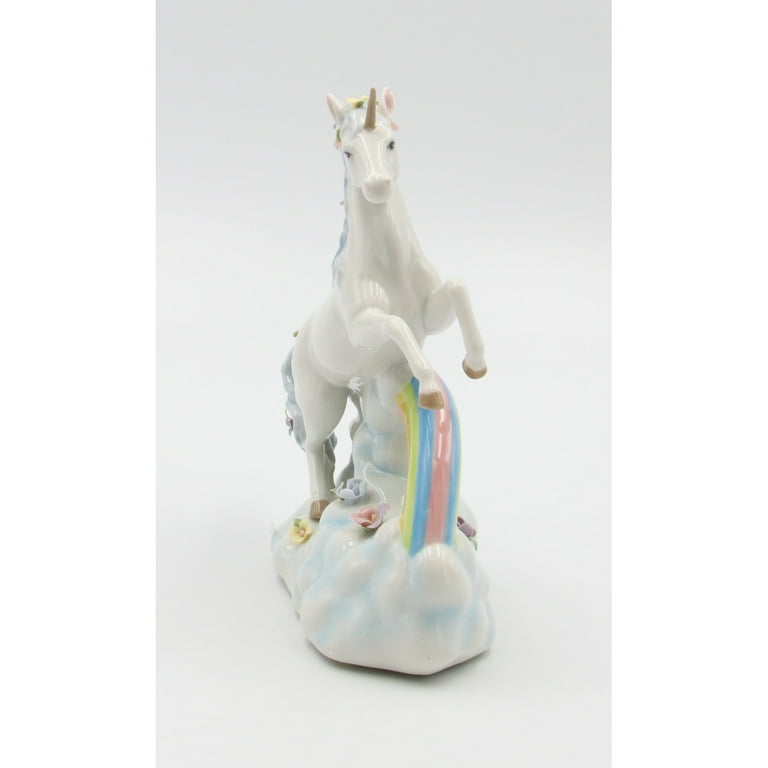 Ceramic Unicorn Musical Box Rainbow Horse - Walmart.com