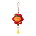thumbnail image 3 of Colgante de Año Nuevo Peluche Mascota Zodiaco Orificio Decorativo Bendición Elaborado en Material Suave Adecuado para Regalo Decoración del Hogar Oficina Coche caqui, 3 of 10