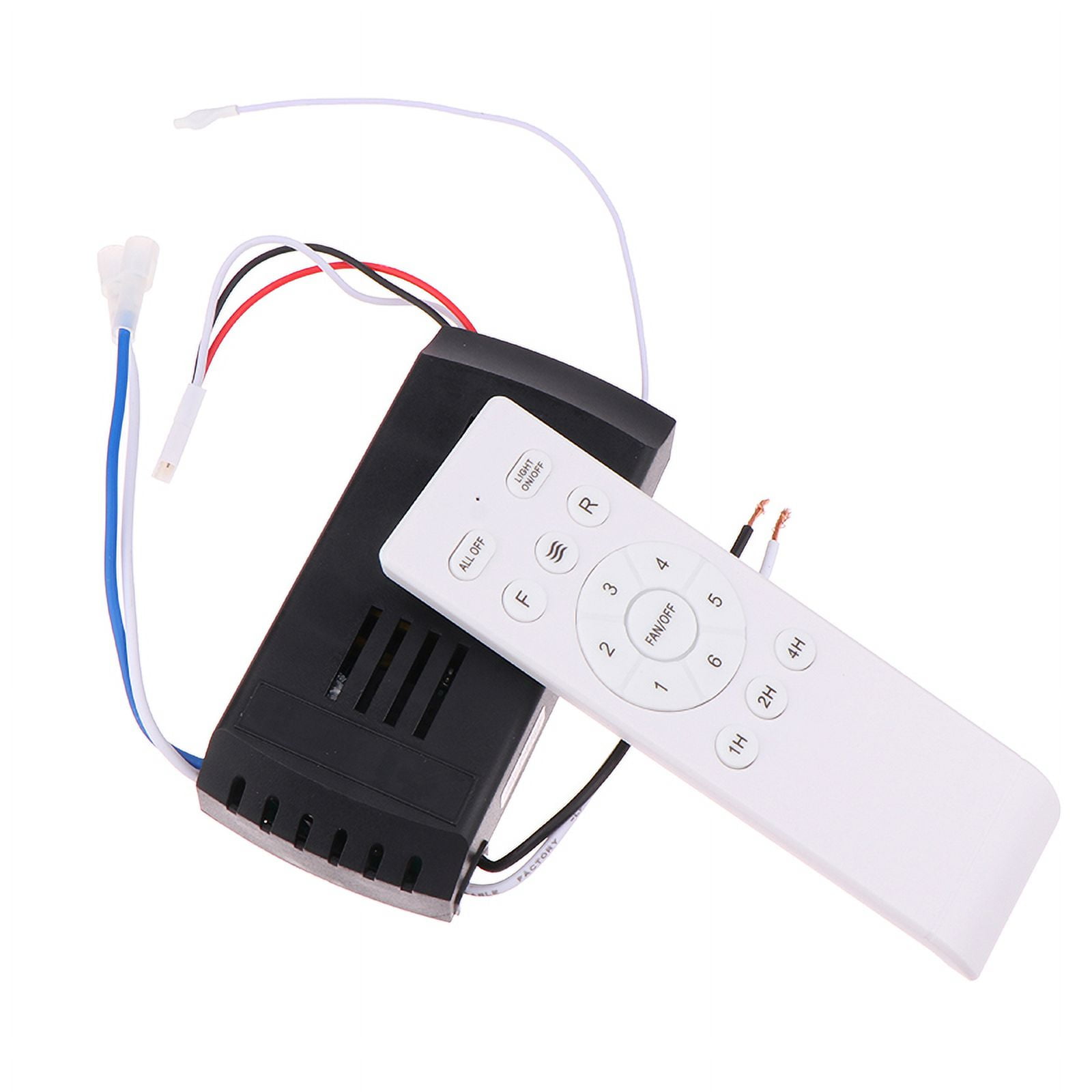 Universal Ceiling Fan Remote Control Kit Replacement 6-Speed Remote Receiver Controller For Home Ceiling Fan Light
