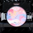 thumbnail image 1 of Motif Coloré Abstrait ic Polyester Universel Housse de Roue de Rechange pour Remorque RV SUV Camion Camping-Car, 1 of 5
