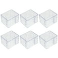 thumbnail image 1 of Shisuyan Boîtier de Montre Portable Forme Carrée pour Collection de Montres 6Ensemble, 1 of 8