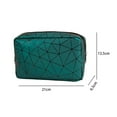 thumbnail image 2 of Outdoor Portable Wallet Storage Bag Cosmetic Pouch Travel Clutch Bag For Money Rhombic Lattice For Credit Card Coin Purse Lipstick Bag Cosmetic Bag Makeup Storage Bag SILVER S, 2 of 8