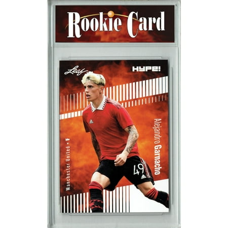 Certified Mint+ Alejandro Garnacho 2023 Leaf HYPE! #99 Only 5000 Made! Rookie Card Manchester United