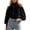 Black, variant on hotojiny Long Sleeve Shirts for Women Cold Shoulder Dressy Casual Blouse Trendy Fall Shirt Loose Fit Turtleneck Top for Work Office(White,X-Large)