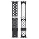 thumbnail image 2 of Correa de reloj de silicona duradera de repuesto para reloj (negro + blanco), 2 of 10