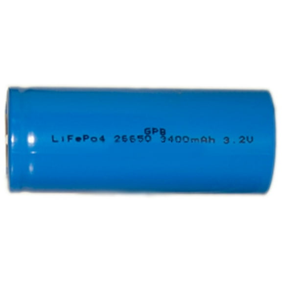 8-Pack 3.2 Volt 26650 LiFePO4 Batteries (3300 mAh)