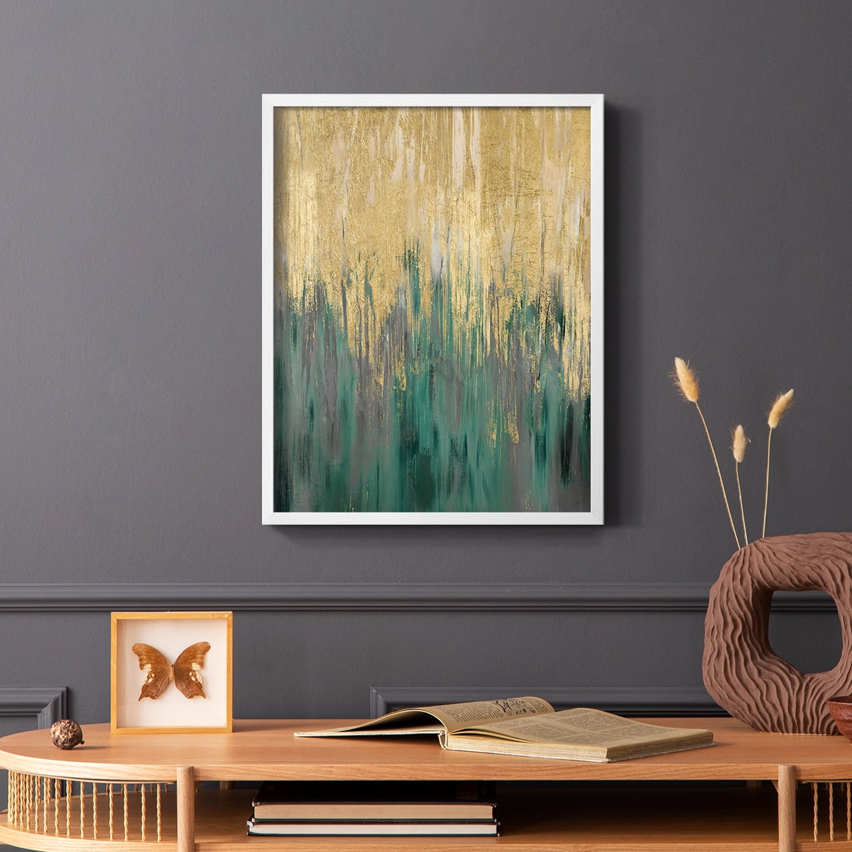 Catskill Forest in Paper Solid Wood 8 x 10 Framed Print