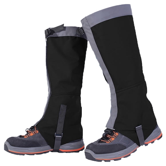 1 par de polainas para senderismo, botas de nieve, transpirables, impermeables, para caminar, para actividades al aire libre, investigación y escalada.