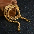 thumbnail image 6 of U8MO 18K Gold Plated 20inch Copper Metal Open Link Chains Necklaces Jewelry-2# 6mm, 6 of 8