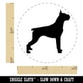 thumbnail image 2 of Boxer Dog Solid Self-Inking Rubber Stamp Ink Stamper - Yellow Ink - Mini 1/2 Inch, 2 of 7