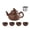 F, variant on Authentic Purple Clay Tea Sets Handmade Dragon Teapot With Filter Tea Infuser Strainer Teacup Kettle Household Teaware