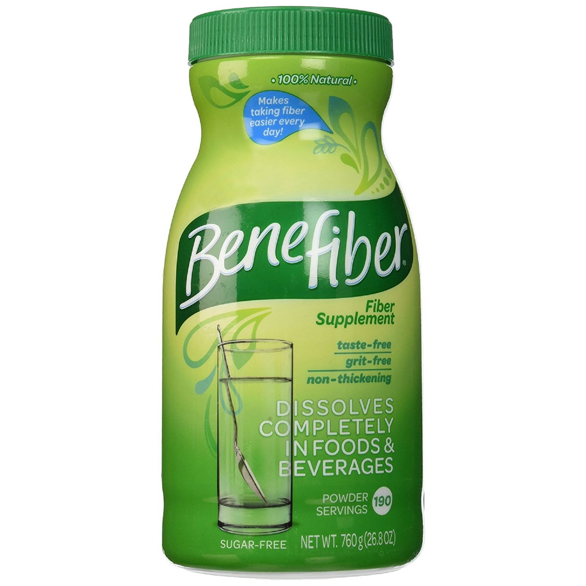 Benefiber Prebiotic Fiber Supplement, 190 Servings