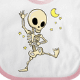 thumbnail image 4 of Inktastic Cute Dancing Skeleton Boys or Girls Baby Bib, 4 of 4