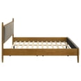 thumbnail image 2 of Pemberly Row 46" Wood Eastern King Panel Platform Bed in Light Brown/Gray, 2 of 10