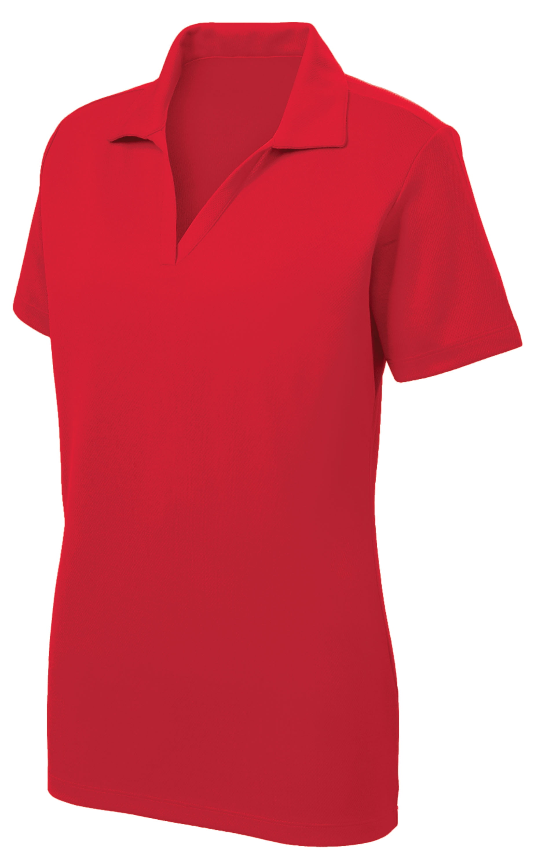 Gravity Threads Womens Racer Mesh Polo True Red 3XLarge