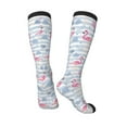 thumbnail image 4 of Balery Flamingo And Pineapple Fun Novelty Socks Men'S Women'S Crew Socks Funny Crazy Novelty Socks Quirky And Cool Socks, 4 of 9