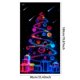 thumbnail image 3 of Cortina para puerta que brilla en la oscuridad, para fiestas navideñas, interior y exterior, festiva, brillante, para la entrada de casa, ventana, pared, adorno para celebraciones de temporada, 3 of 5