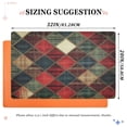 thumbnail image 6 of Yayeee Doormat for Inside 20"x32" Absorbent Low-Profile Washable Non-Slip Rubber Backed Entryway Rug, Dark Tartan Pattern, 6 of 8