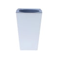thumbnail image 1 of jinwen Pot de Plante Auto-Arrosant Pot de Fleurs Multifonction pour Intérieur Extérieur Robuste Blanc, 1 of 9
