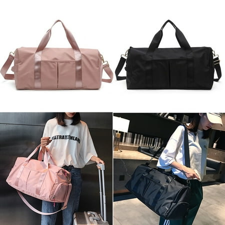Meigar Nylon Travel Duffel Bag Backpack Travel Luggage Gym Sports Bag Shoe Compartment Men