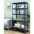 thumbnail image 3 of Costway 72'' Heavy Duty Steel 5 Level Garage Shelf Metal Storage Adjustable Shelves Blue, 3 of 10