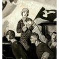 thumbnail image 2 of McClelland Barclay 15x16 Black Ornate Wood Framed Double Matted Museum Art Print Titled - Yale Victory, Fisher Body Ad Illustration (C. 1925), 2 of 5