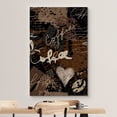 thumbnail image 3 of wall26 Canvas Wall Art - Grunge Style Coffee Concept Art - Giclee Print Gallery Wrap Modern Home Art Ready to Hang - 24x36 inches, 3 of 5