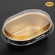 thumbnail image 3 of Taza para hornear pasteles, 10 piezas desechables de papel de aluminio con forma ovalada para hornear pasteles, moldes para magdalenas, tazas con tapas, accesorio de cocina2 # negro) Khall 3.1182E+12, 3 of 6