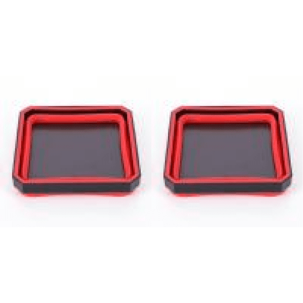 Caja Bandeja 4.53 En Herramientas Piezas Almacenamiento Piezas Magnéticas Plegables Multicolor Rojo