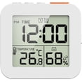 thumbnail image 1 of HUGFEGWE Digital Timer Shower Clock with Alarm, Bathroom Kitchen Wall Clock, White UA824-9343, 1 of 7