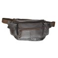 thumbnail image 5 of Genuine Lambskin Leather Pouch Jumbo Size Fanny Bag by Marshal Wallet, 5 of 7