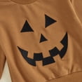 thumbnail image 4 of Toddler Baby Girl Boy Halloween Outfit Pumpkin Sweatshirt Long Sleeve Shirts Top and Pants Set Fall Winter Clothes, 4 of 8