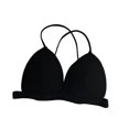 thumbnail image 1 of Sujetador Inalámbrico Transpirable Hacer subir Bralette Hilo De Algodón Sexy Ropa Interior Con Hebilla Frontal, Negro kenally AP001473-06B, 1 of 7