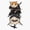 1pcs, variant on Ninja Hamster Riding Shark Funny Samurai Aquatic Mashup Sticker