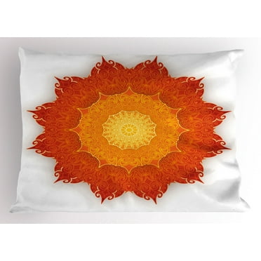 Jack Dempsey Stamped Pillowcase Shams, Motivo: Iris, Confezione da 2 Pezzi