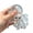 Clear, variant on Octopus Squishy, Crystal Sequin Stress Relief Ball, Soft Silicone Slow Rising Squeeze Sensory Fidget for Anxiety Relief