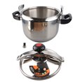 thumbnail image 1 of Stainless Steel Pressure Cooker Canner with Universal Design, Multi Functional, Fast Cooking Pot, 1 of 8