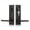 Oil Rubbed Bronze-1 Pack, variant on Black 1 Pack Front Door Handle Set Entry Lever And Deadbolt Modern Square