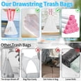 thumbnail image 7 of 13 Gallon Trash Bags Rose Scented (110 Count), Tall Kitchen Drawstring Garbage Bags ,Ultra-Flexible, Leak and Odor-Resistant High Density  Garbage Bags (White), 7 of 7