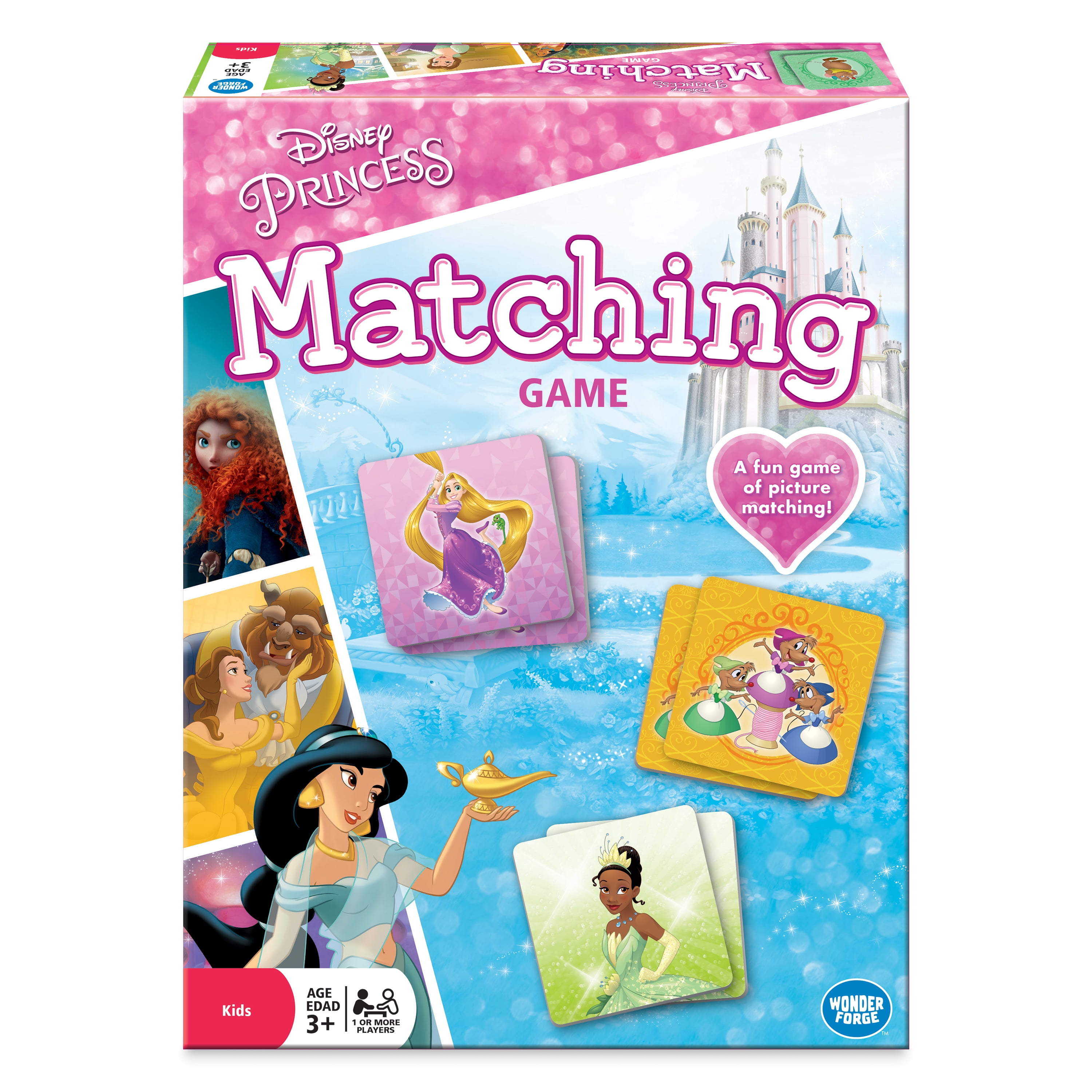 Wonder Forge Disney Princess Matching Game for Kids Ages 3+ | One or more players