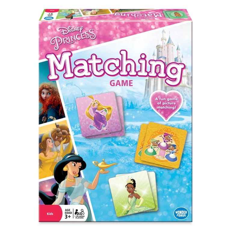 Disney Princess Wonder Forge 187ピース パズル Wonder Forge Disney Princess Matching Memory Game for Kids Ages 3+