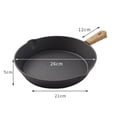 thumbnail image 4 of Cast Iron Pan Durable Frying Pan Pancake Pan Multi-functional Steak Pan Egg Pan, 4 of 6