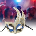 thumbnail image 4 of Máscara de disfraz Fernando Forma de llama Juego de escenario Decoración de Halloween Accesorios de cosplay Azul, 4 of 8