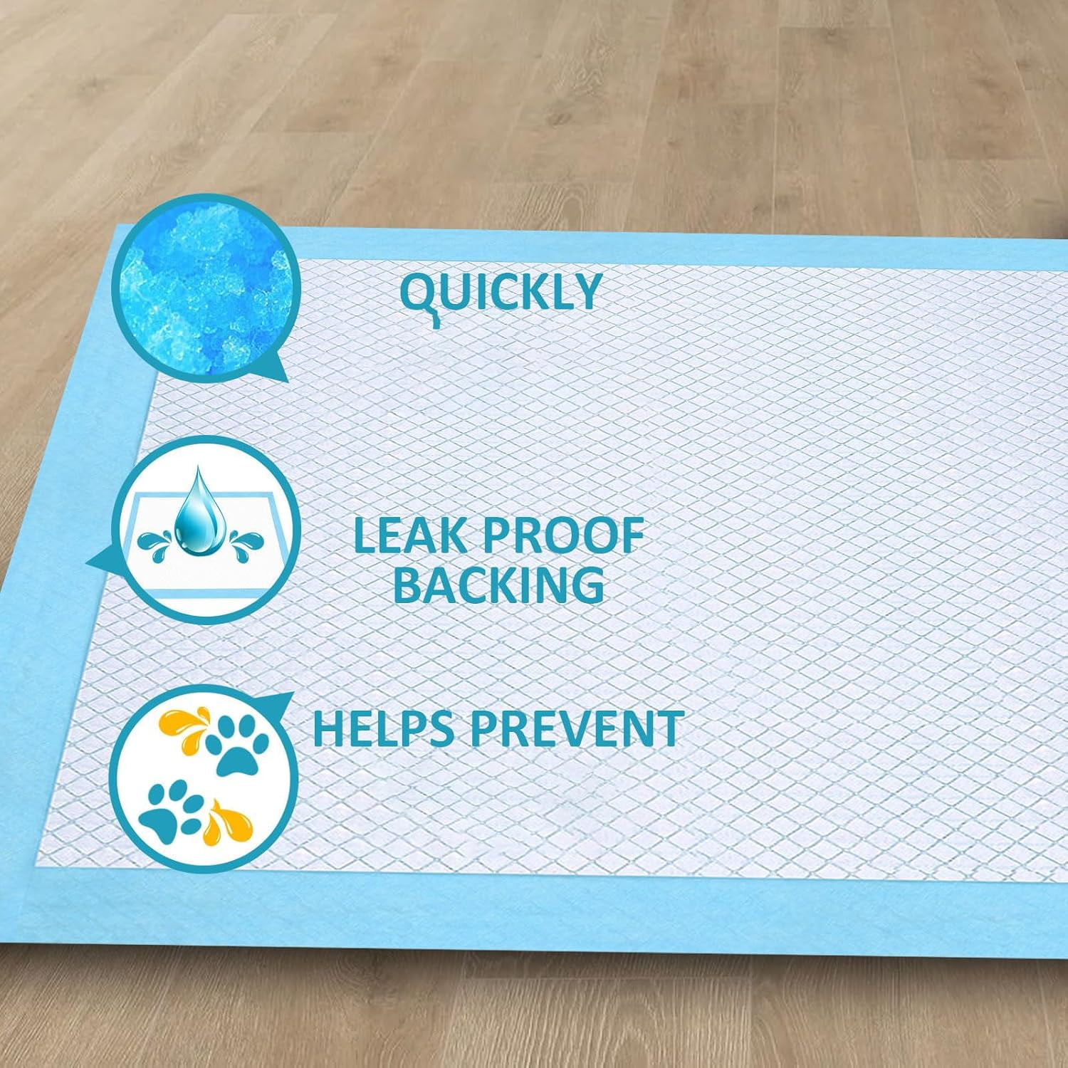 Puppy Pads Extra Large Dog Pee Pads 23"x35"40 Count X-Large Puppy Pee Training Pads Super Absorbent Pee Pads for Dogs & Leak-Proof Dog Pads Disposable Pet Piddle and Potty Pads for Puppies Dogs