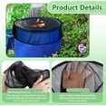 thumbnail image 4 of 2Pcs Mesh Cover for Rain Barrels, Pop Up Rain Barrel Net Cover with Drawstring, Water Collection Buckets Cover, Rain Barrel Netting Screen to Block Leaves and Debris Falling in (24.8inch), 4 of 7