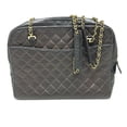thumbnail image 1 of Pre-Owned CHANEL Vintage Matelasse Quilted CC Coco Mark Chain Shoulder Bag in... (Good), 1 of 16