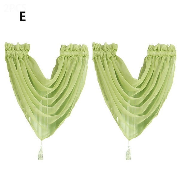 Festival Home Decor Voile Curtain Swags All Colours Pelmet Valance Net